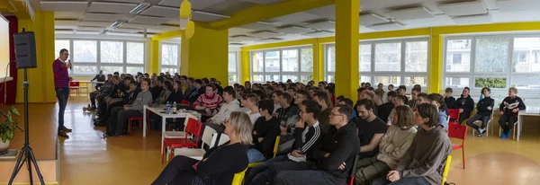 Přednáška na Soukromé střední škole výpočetní techniky techniky (SSŠVT) v Praze